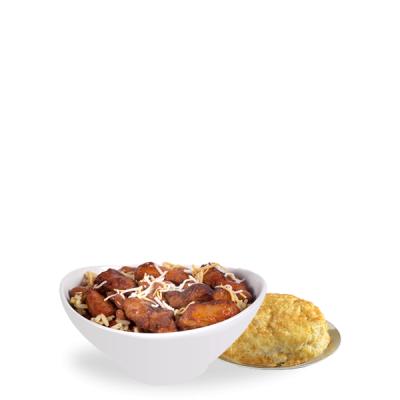 bojangles chicken rice bowl with biscuit dinner