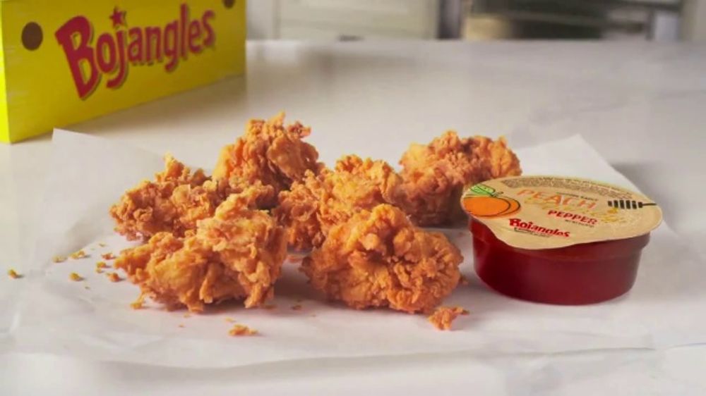 6 piece bo bites w/ Peach honey pepper sauce